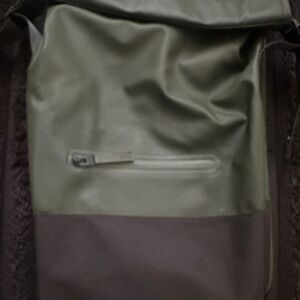 Olive and Black Backpack